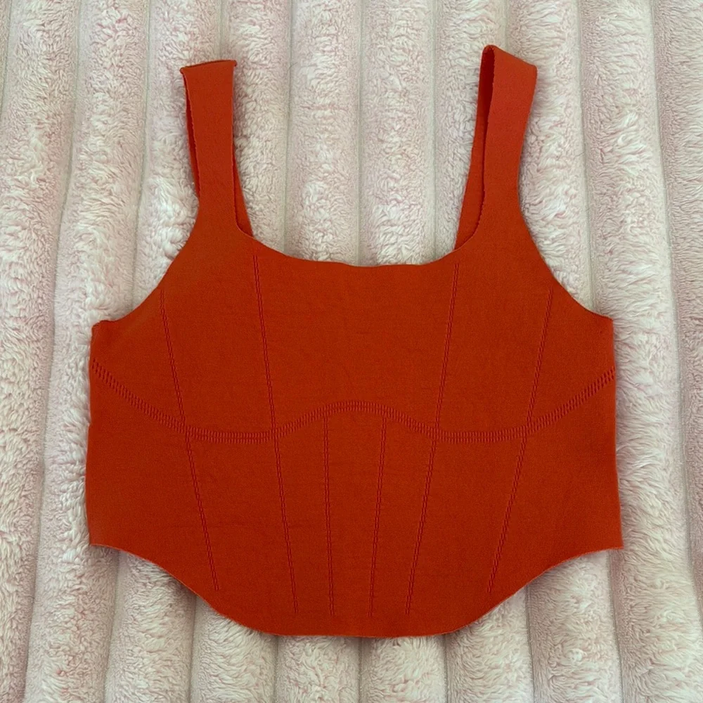 FP Movement Orange Coset Crop - Picture 1 of 6